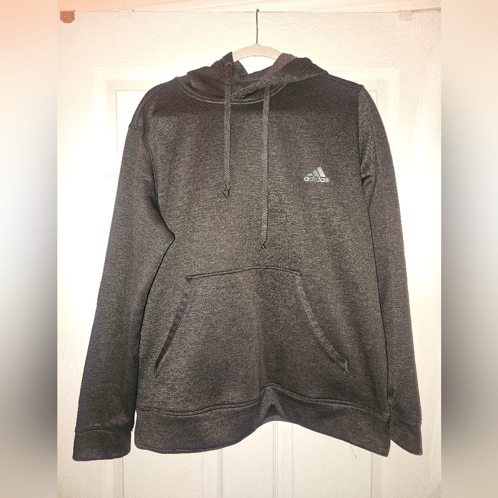 Adidas Mens Climawarm Tech Fleece Hoodie XL Dark Grey